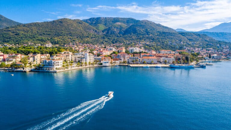 Porto Montenegro. Tivat city, Montenegro